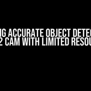 Achieving Accurate Object Detection on ESP32 Cam with Limited Resources