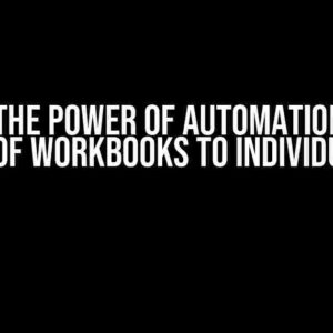 Unlock the Power of Automation: Save a Folder of Workbooks to Individual PDFs