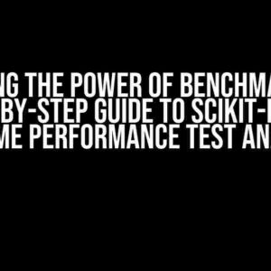 Unlocking the Power of Benchmarking: A Step-by-Step Guide to Scikit-learn Runtime Performance Test Analysis